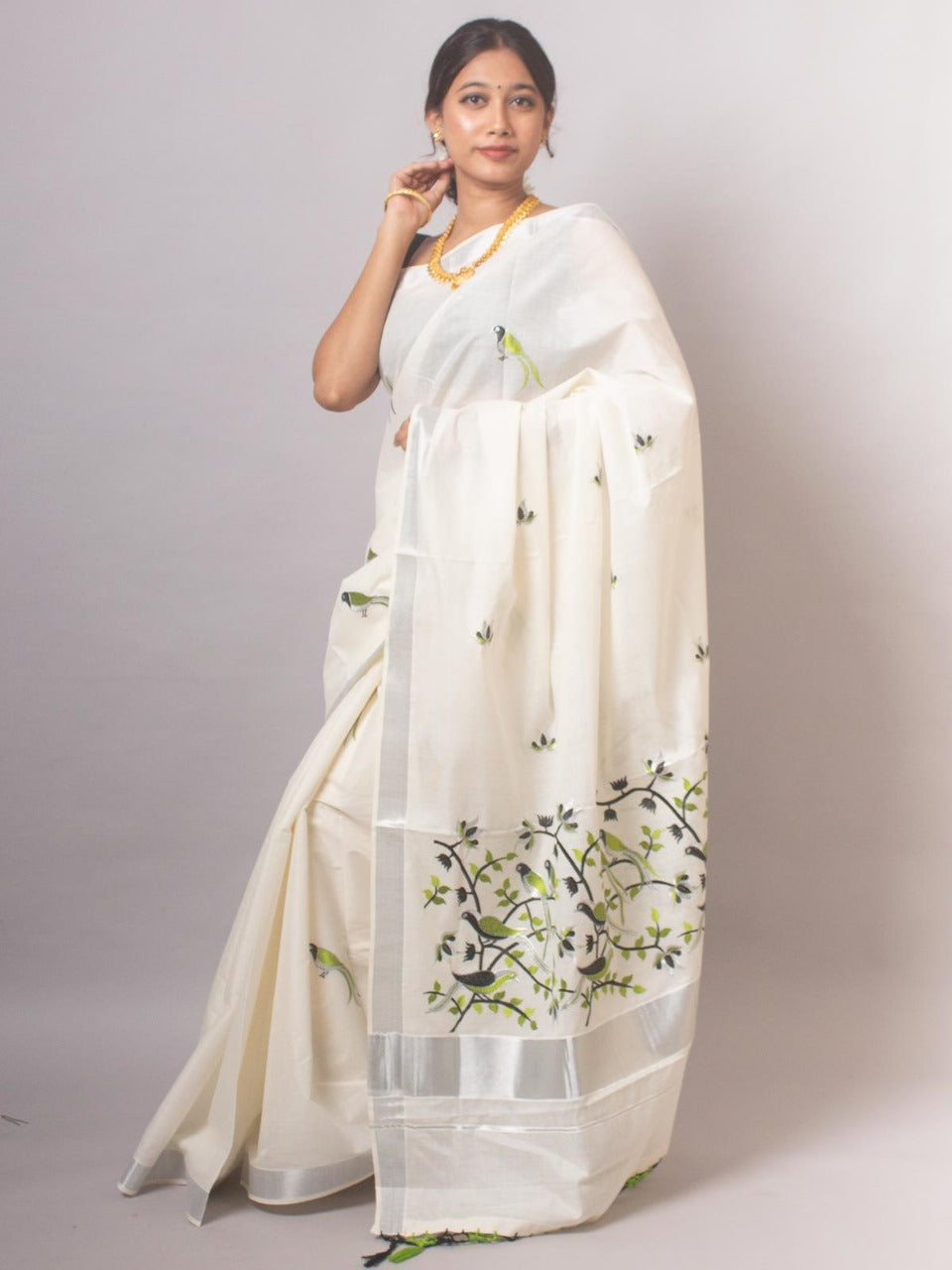 Traditional ONAM Kasavu Collection KERALA COTTON