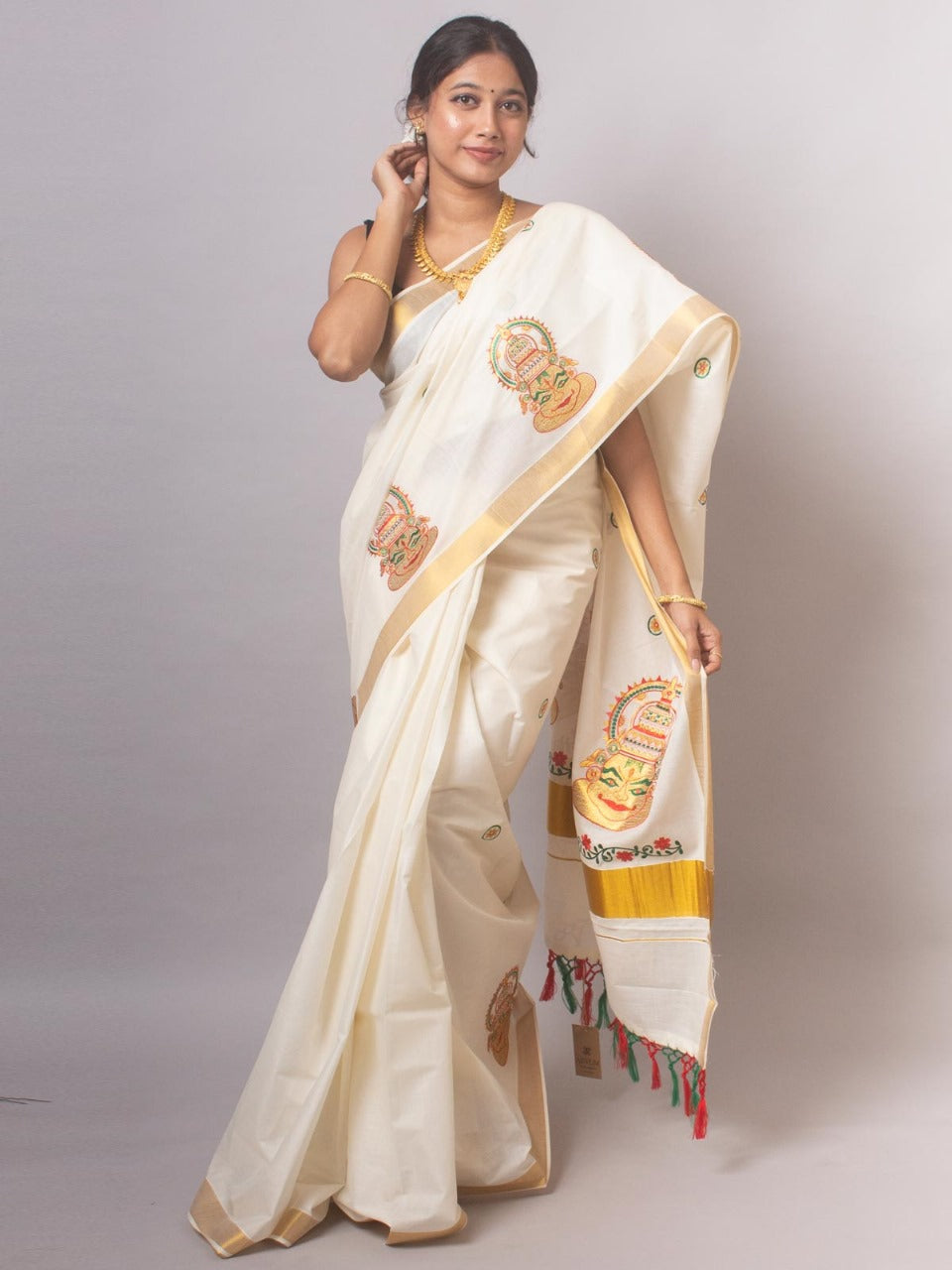 Traditional ONAM Kasavu Collection KERALA COTTON