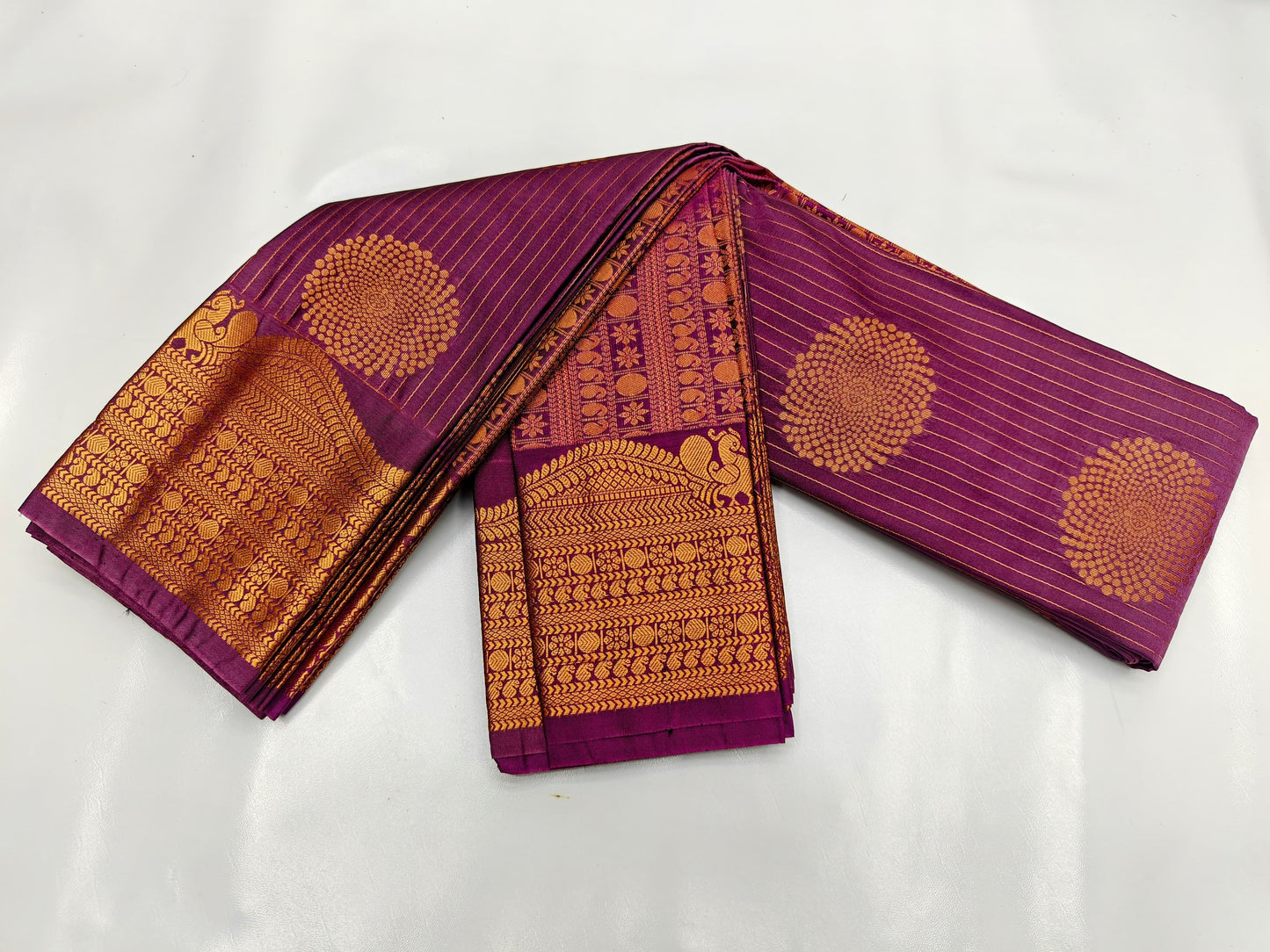 πΊ _Fancy Border SOFT SILK Sarees _πΊ