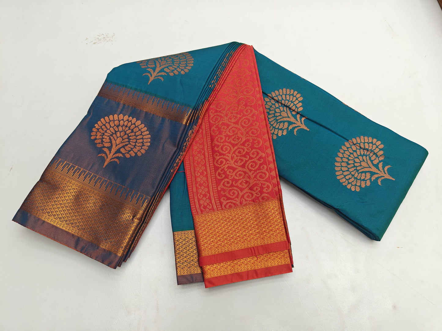 _Fancy Border SOFT SILK Sarees