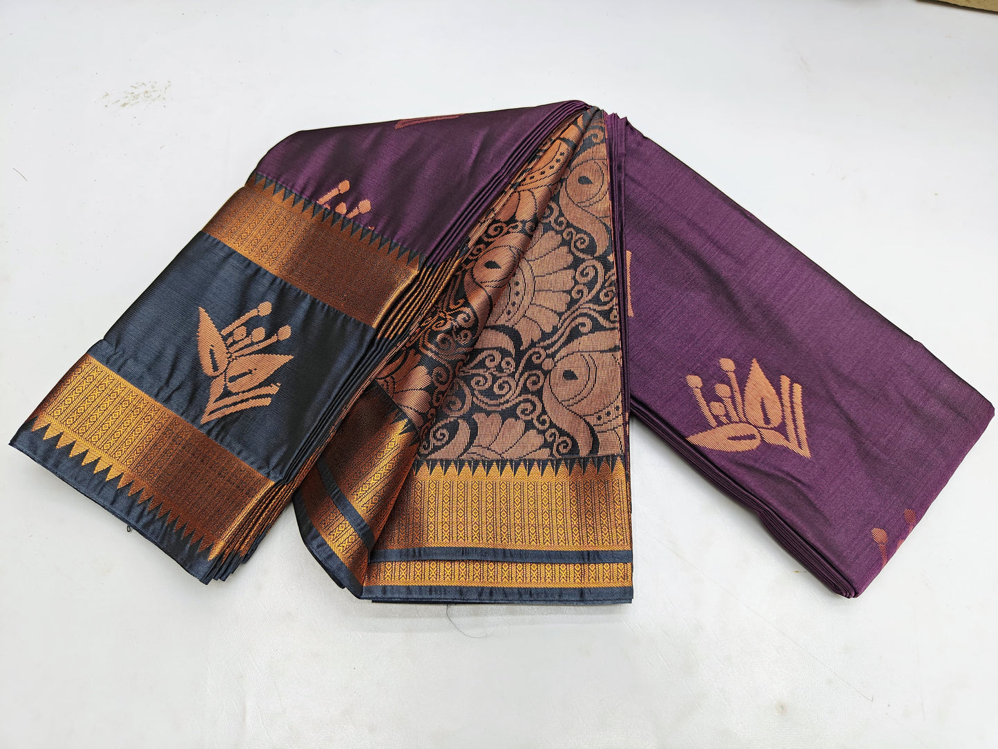 🌺 _Fancy Border SOFT SILK Sarees _🌺