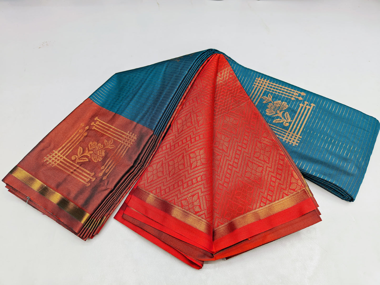 πΊ _Fancy Border SOFT SILK Sarees _πΊ