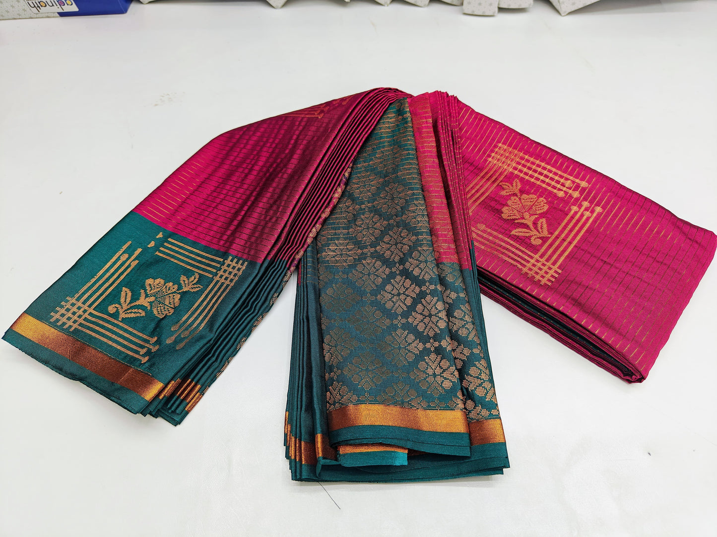 πΊ _Fancy Border SOFT SILK Sarees _πΊ