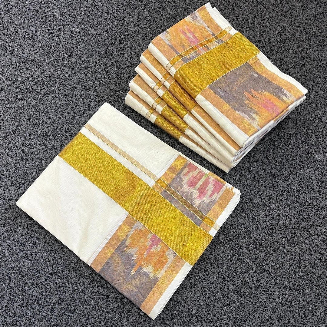 Fancy Border Kerala sarees