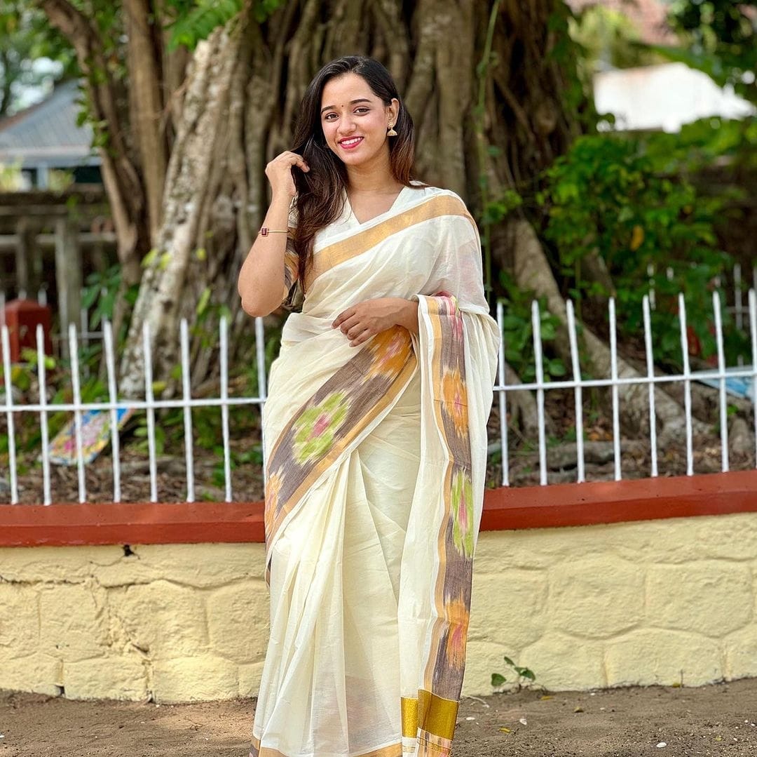 Fancy Border Kerala sarees