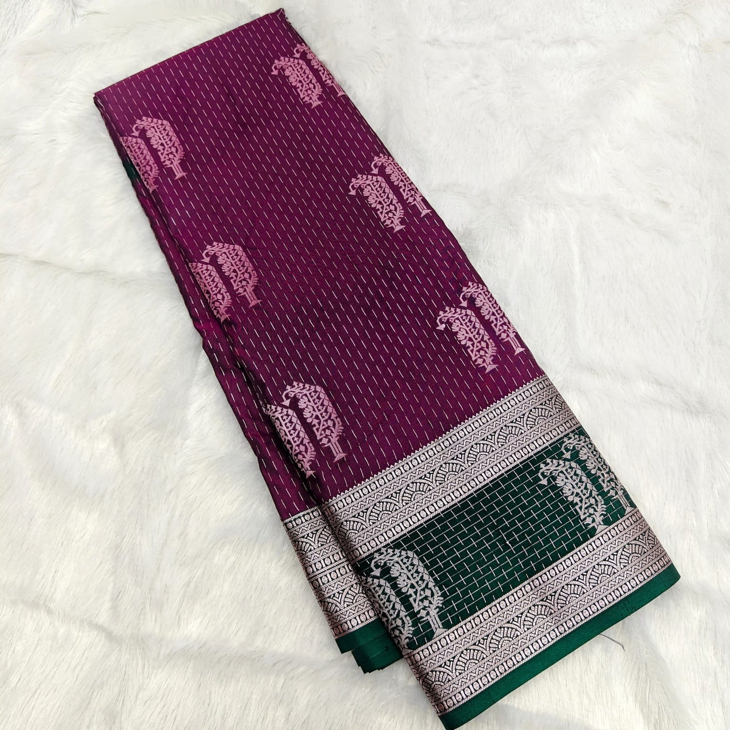 🌺 *_Pink Zari SOFT SILK Sarees _*🌺