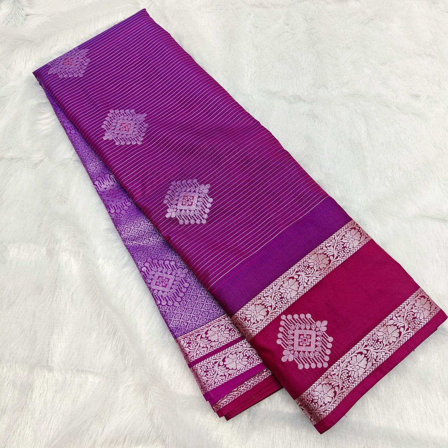 🌺 *_Pink Zari SOFT SILK Sarees _*🌺