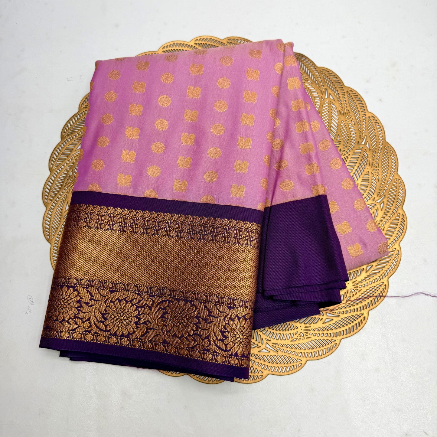 Pink Zari SOFT SILK Sarees _🌺