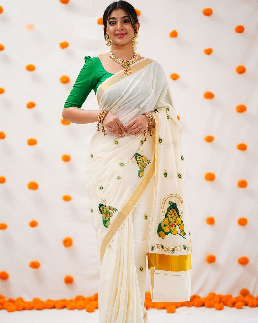 Traditional ONAM Kasavu Collection