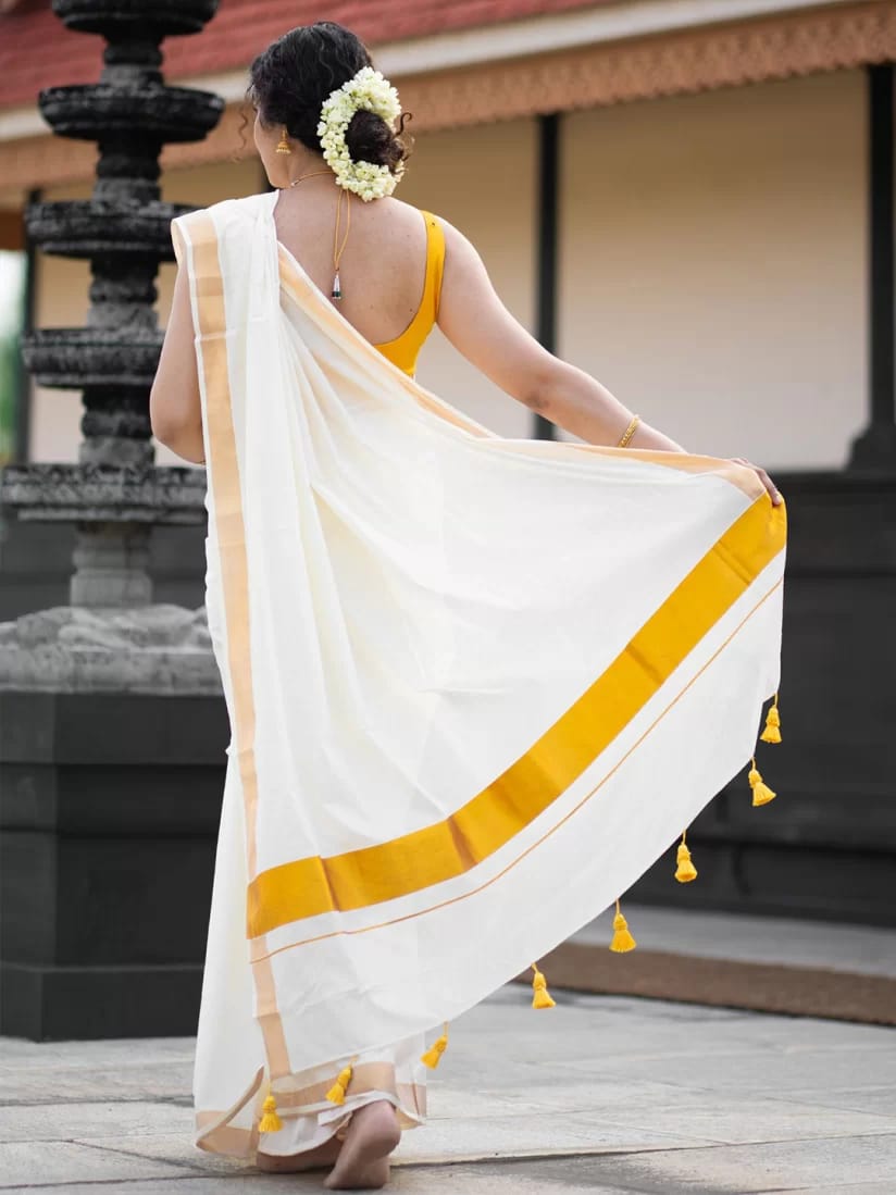 FANCY border Kerala saree