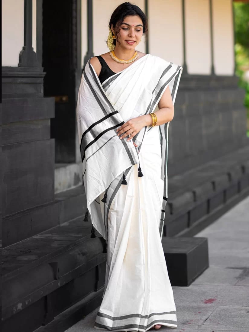 FANCY border Kerala saree