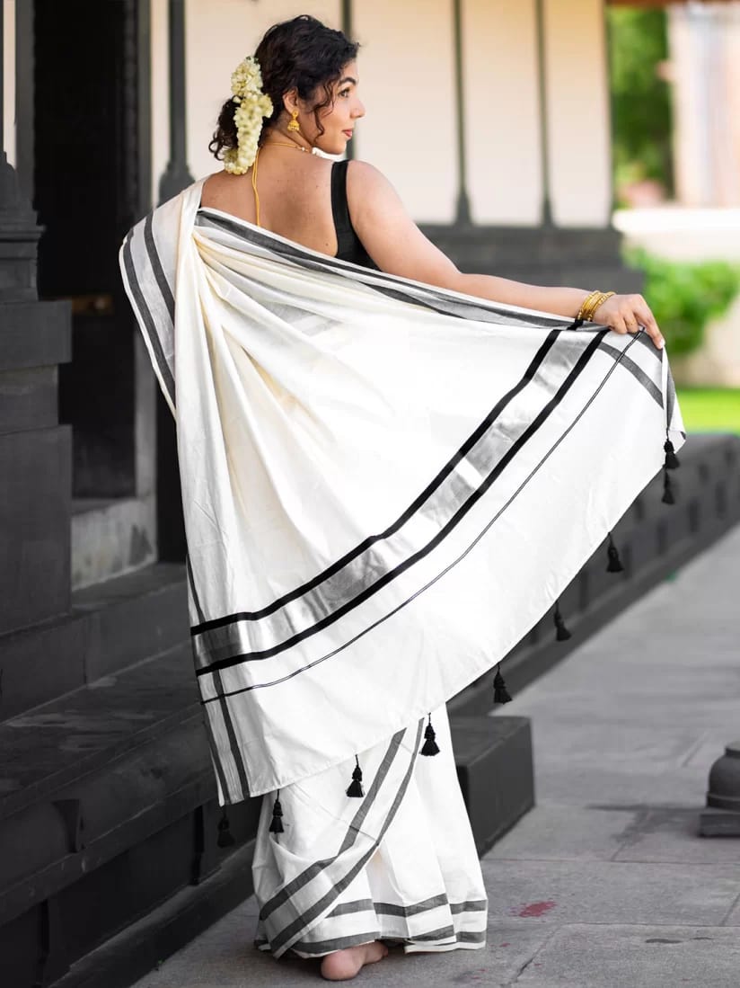 FANCY border Kerala saree