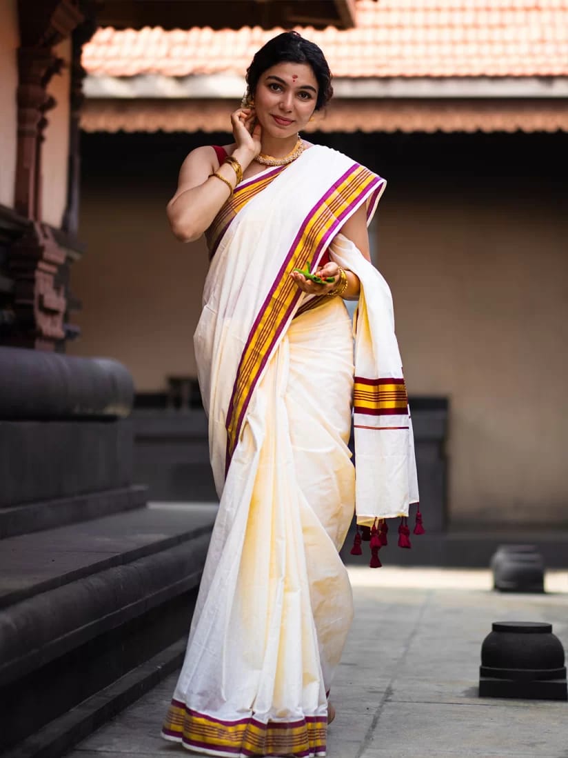 FANCY border Kerala saree