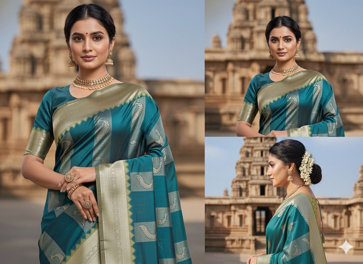 🌺 Luxury yarn kanchipuram SOFT SILK Sarees _*🌺