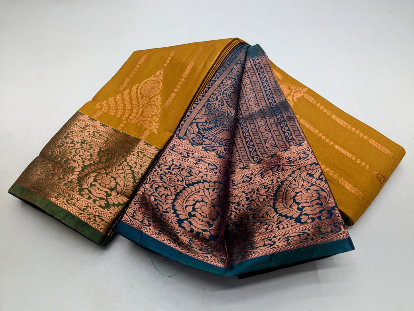 SOFT SILK WITH EMBOSSED WEDDING SAREES