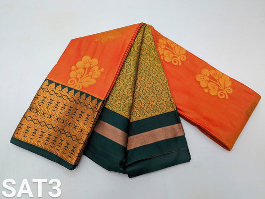 Fancy Kuttu Border SOFT SILK Sarees