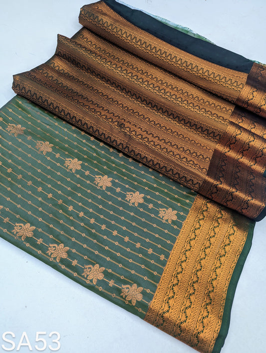 Fancy Border SOFT SILK Sarees