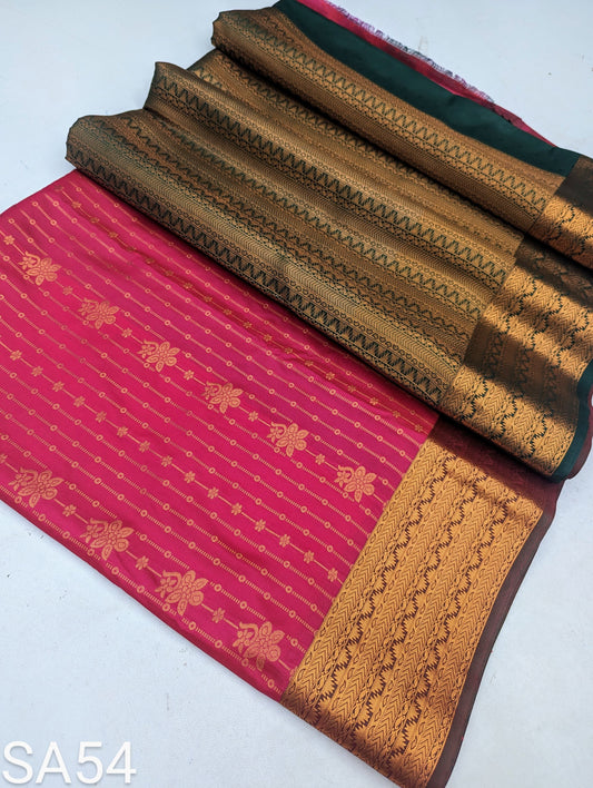 Fancy Border SOFT SILK Sarees