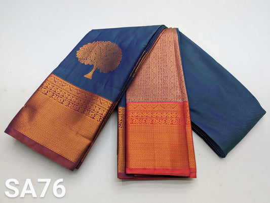 Fancy Border Butta SILK Sarees