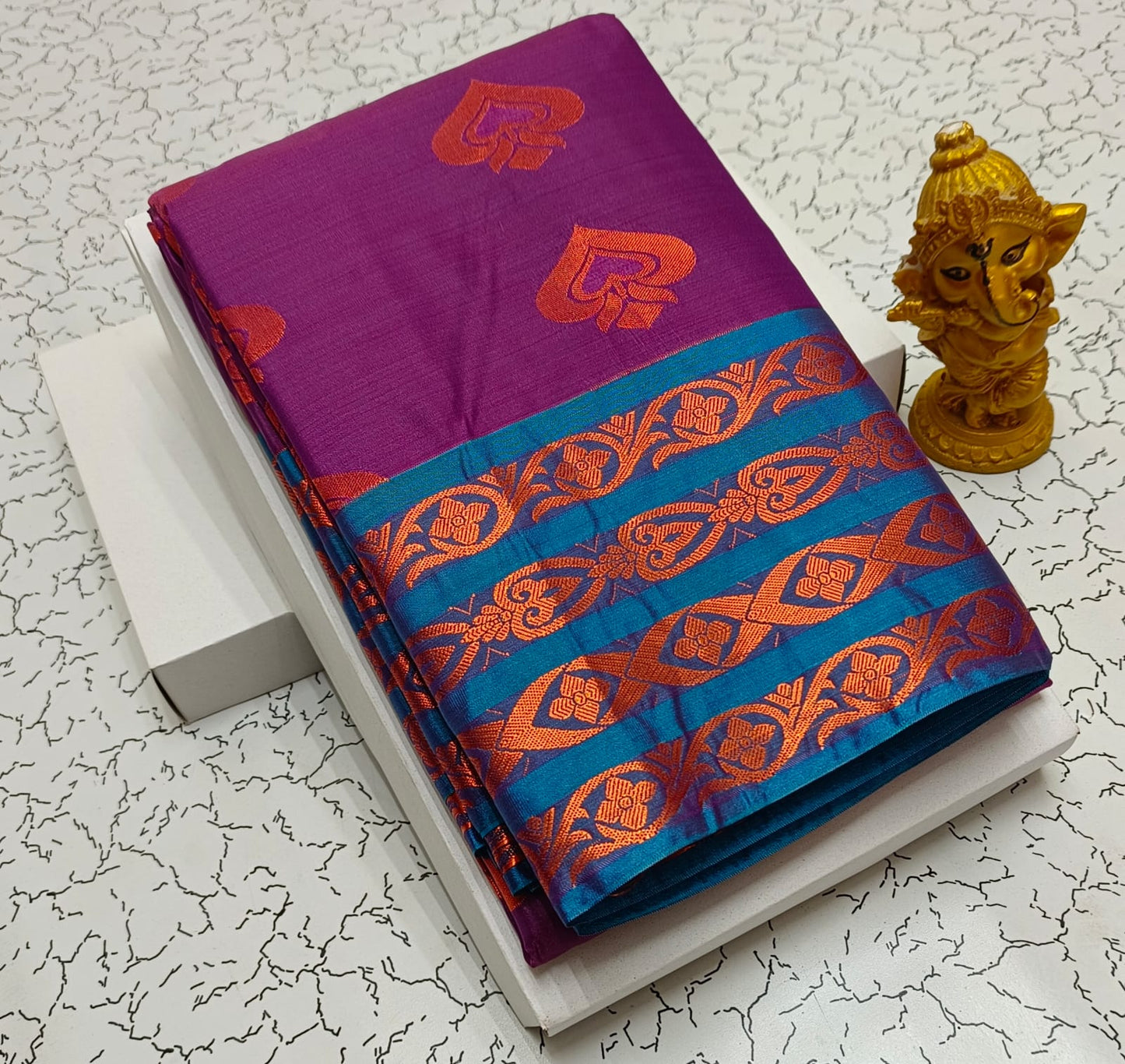 Fancy Border SOFT SILK Sarees