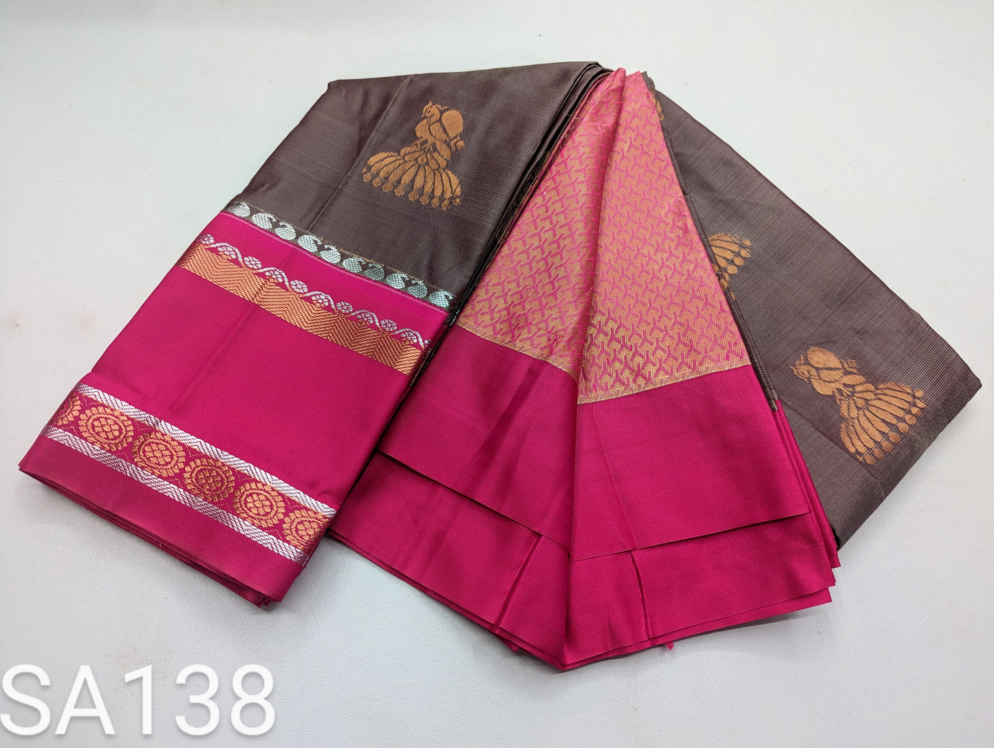 Fancy Kuttu Border SOFT SILK Sarees