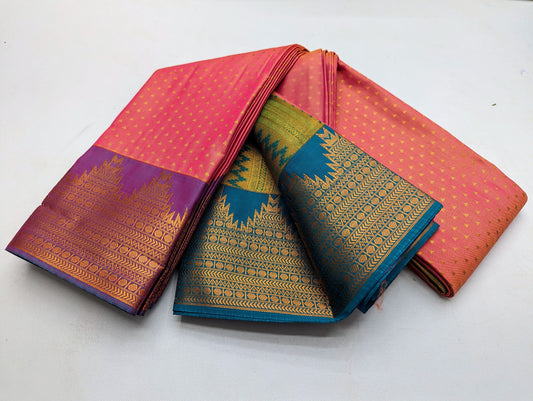 _Fancy Border SOFT SILK Sarees