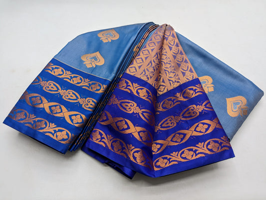 Fancy Border SOFT SILK Sarees