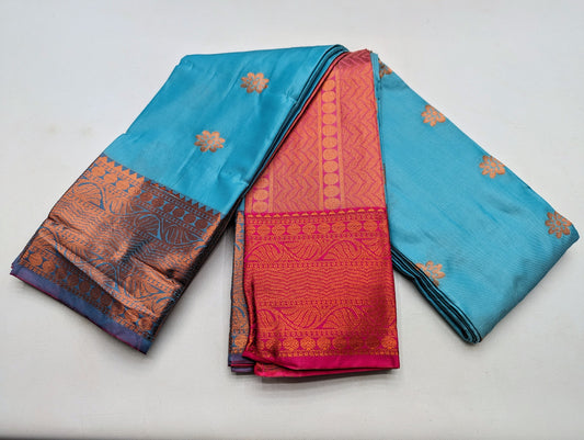 _Fancy Border SOFT SILK Sarees