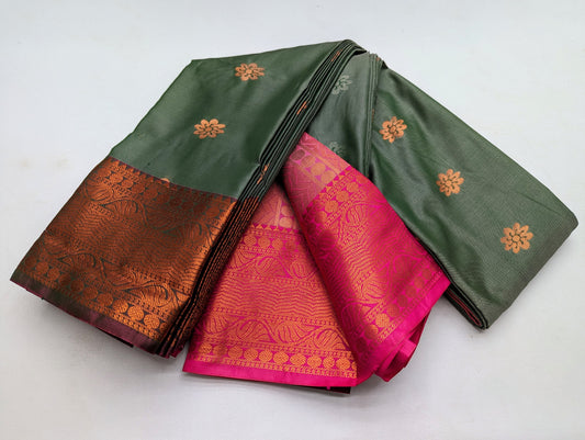 Fancy Border SOFT SILK Sarees