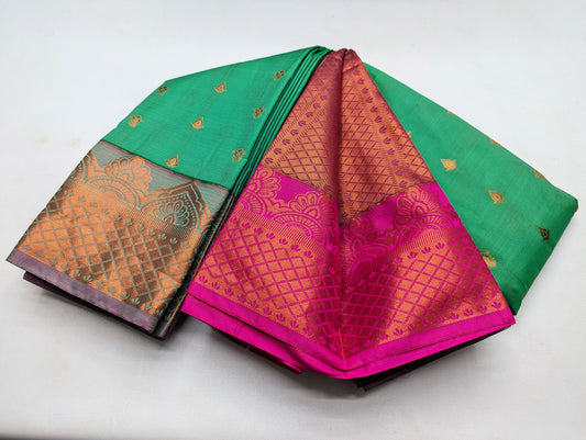 Fancy Border SOFT SILK Sarees