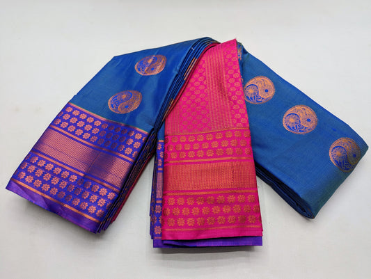 Fancy Border SOFT SILK Sarees