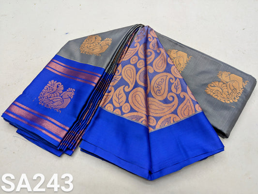 Fancy Kuttu Border SOFT SILK Sarees _