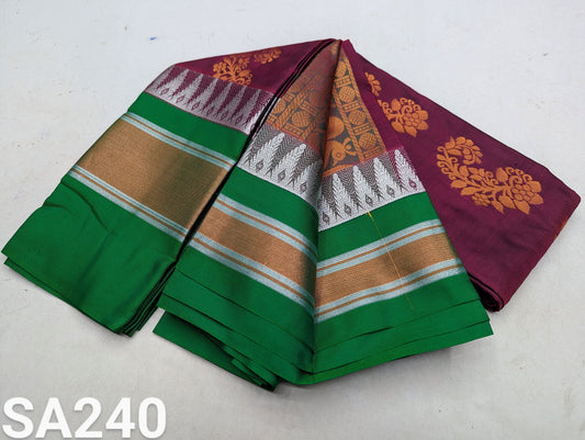 Fancy Kuttu Border SOFT SILK Sarees