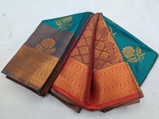 _Fancy Border SOFT SILK Sarees