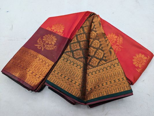 Fancy Border SOFT SILK Sarees