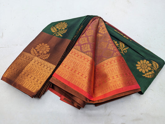 Fancy Border SOFT SILK Sarees