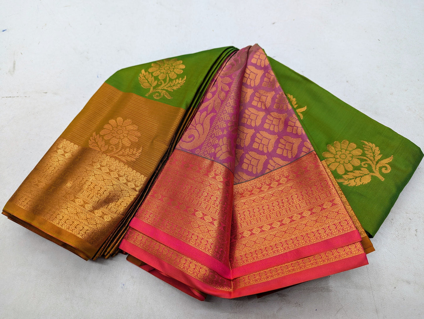 Fancy Border SOFT SILK Sarees _