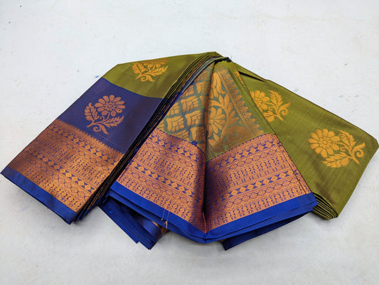 Fancy Border SOFT SILK Sarees _