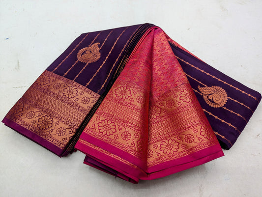 Fancy Border SOFT SILK Sarees _🌺