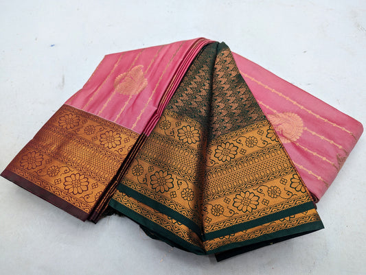 Fancy Border SOFT SILK Sarees _🌺