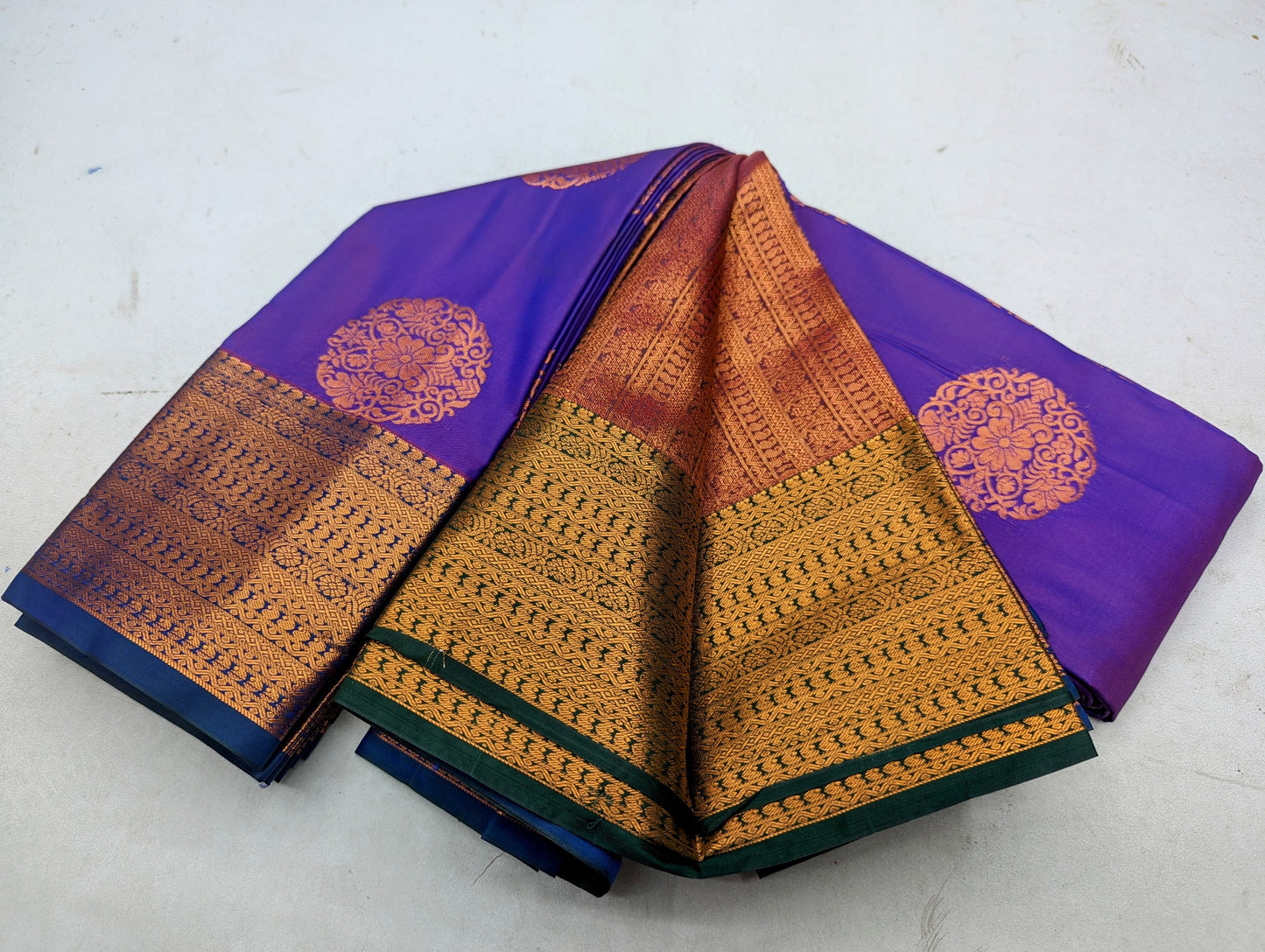 Fancy contrast Border SOFT SILK Sarees _