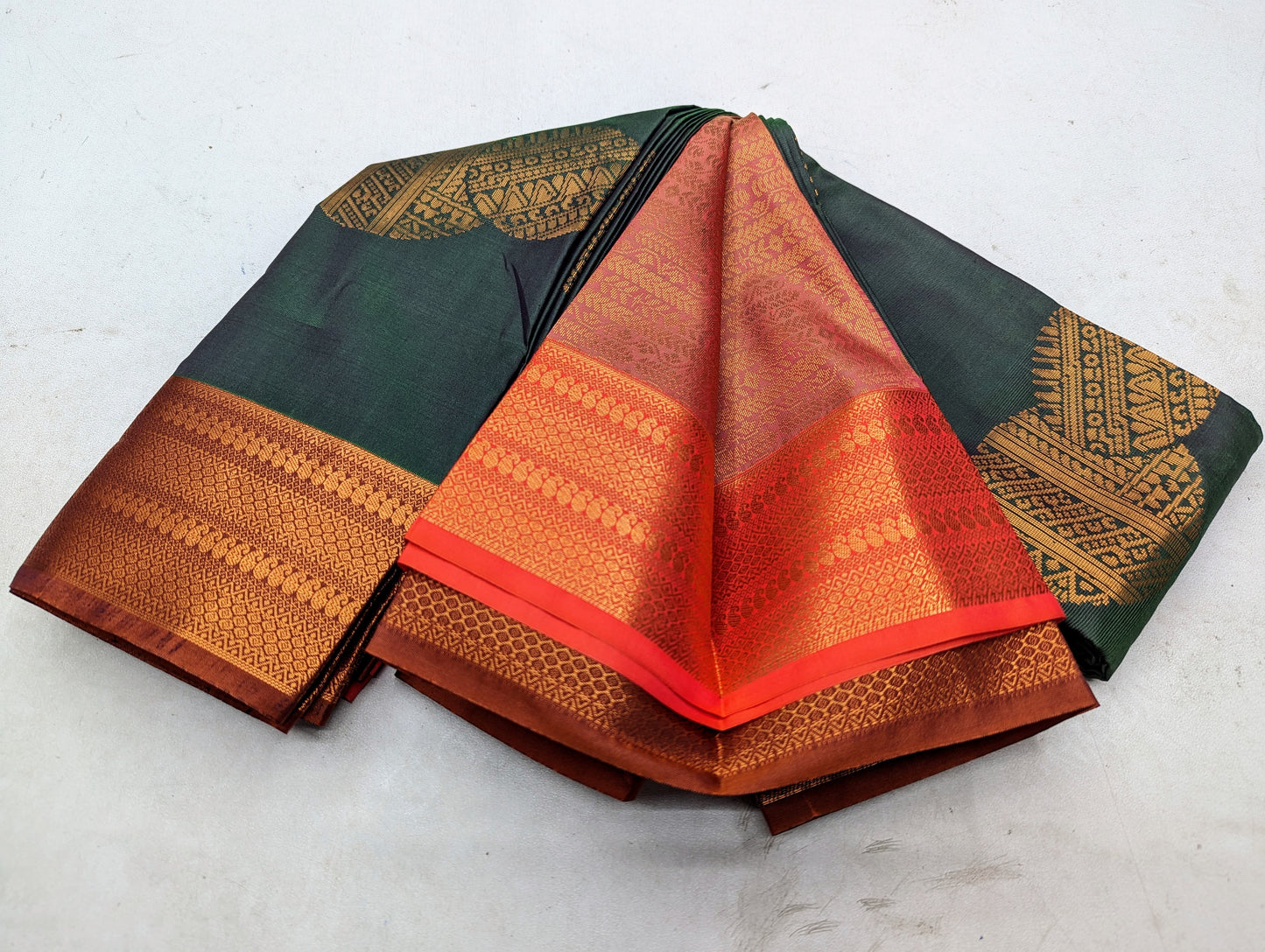 Fancy contrast Border SOFT SILK Sarees _