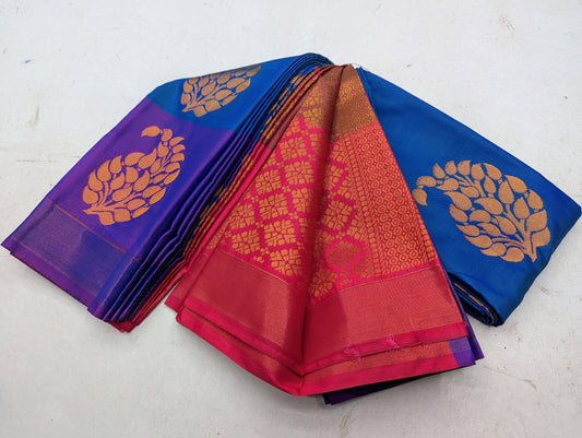 Fancy Border SOFT SILK Sarees