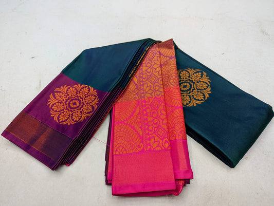 Fancy Border SOFT SILK Sarees