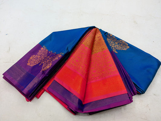 Fancy Border SOFT SILK Sarees