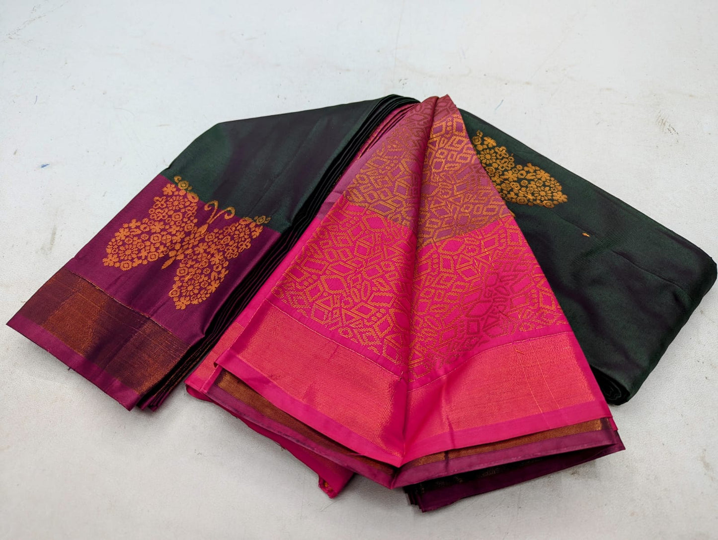 Fancy Border SOFT SILK Sarees