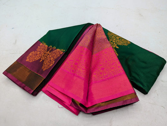 Fancy Border SOFT SILK Sarees