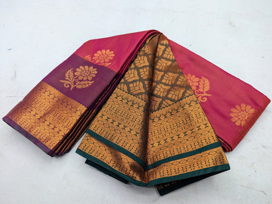 Fancy Border SOFT SILK Sarees