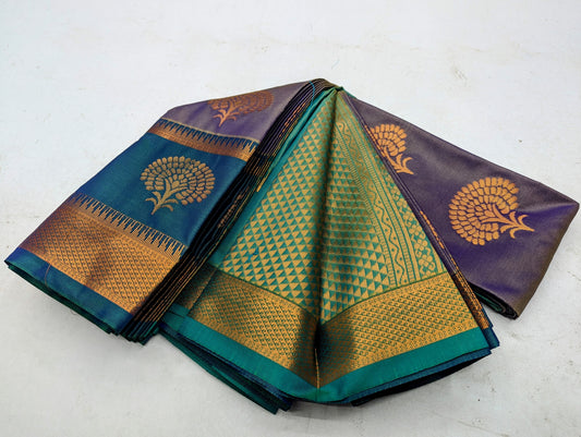 Fancy Border SOFT SILK Sarees