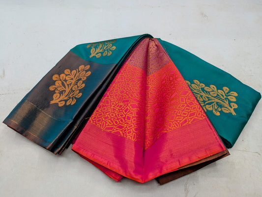 kuttu Border SOFT SILK Sarees